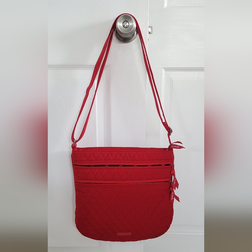 Vera Bradley Red Quilted Crossbody Bag